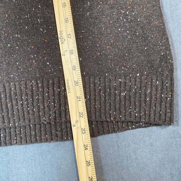 Ana Brown Speckled Knit Sweater Crewneck Womens Size Medium - Picture 7 of 8